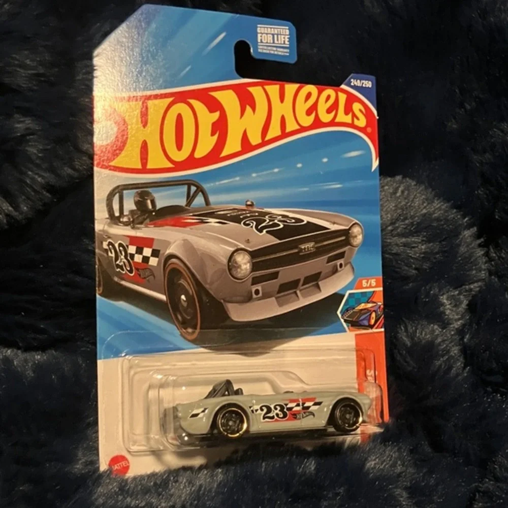 Hot Wheels Black and White Race Car Toy Treasure Hunt